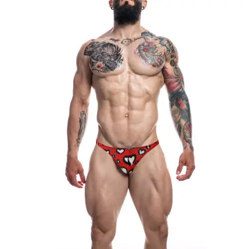 C4m Brazilian Brief Hearts Extra Large - Men’s Sexy Underwear - Save 25% - C4m - Fast Shipping - Sale United Kingdom Stoke-on-trent