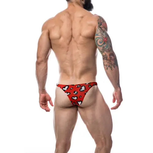 C4m Brazilian Brief Hearts Extra Large - Men’s Sexy Underwear - Save 25% - C4m - Fast Shipping - Sale United Kingdom Stoke-on-trent