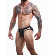 C4m Dungeon Black Leatherette Jockstrap Large - Men’s Sexy Underwear - Save 25% - C4m - Fast Shipping - Sale United Kingdom Stoke-on-trent