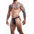 C4m Ergonomic Black Leatherette Jockstrap Large - Men’s Sexy Underwear - Save 25% - C4m - Fast Shipping - Sale United Kingdom Stoke-on-trent