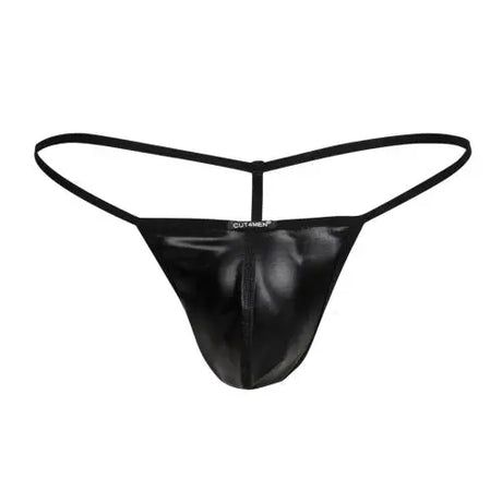 C4m G-string Black Leatherette Medium - Men’s Sexy Underwear - Save 30% - C4m G-string - Fast Shipping - Sale United Kingdom Stoke-on-trent