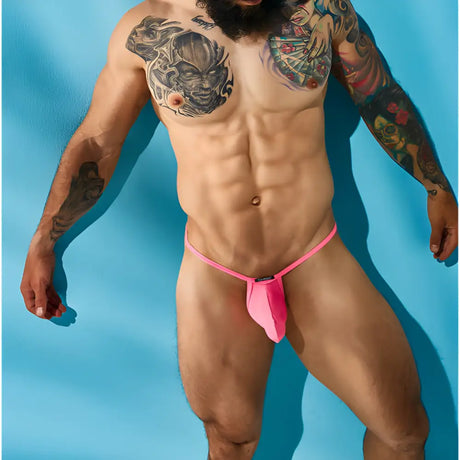C4m Loopstring Pouch Neon Coral L/xl - Men’s Sexy Underwear - Save 30% - C4m L/xl - Fast Shipping - Sale United Kingdom Stoke-on-trent