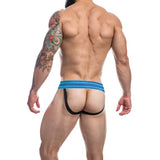 C4m Rugby Jockstrap Electric Blue Extra Large - Men’s Sexy Underwear - Save 15% - C4m - Fast - Sale United Kingdom Stoke-on-trent