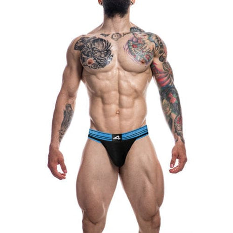 C4m Rugby Jockstrap Electric Blue Medium - Men’s Sexy Underwear - Save 25% - Sale