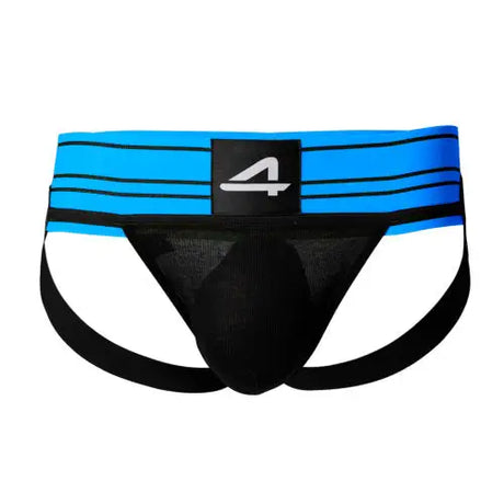 C4m Rugby Jockstrap Electric Blue Small - Men’s Sexy Underwear - Save 15% - C4m - Fast Shipping - Sale United Kingdom Stoke-on-trent