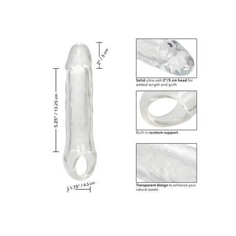 Calexotics Performance Maxx Clear Extension 7.5 Inches - Save 20% - Sale