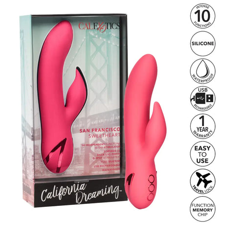 California Dreaming San Francisco Sweetheart - Save 10% - Fast Shipping - Vibrator United Kingdom Stoke-on-trent