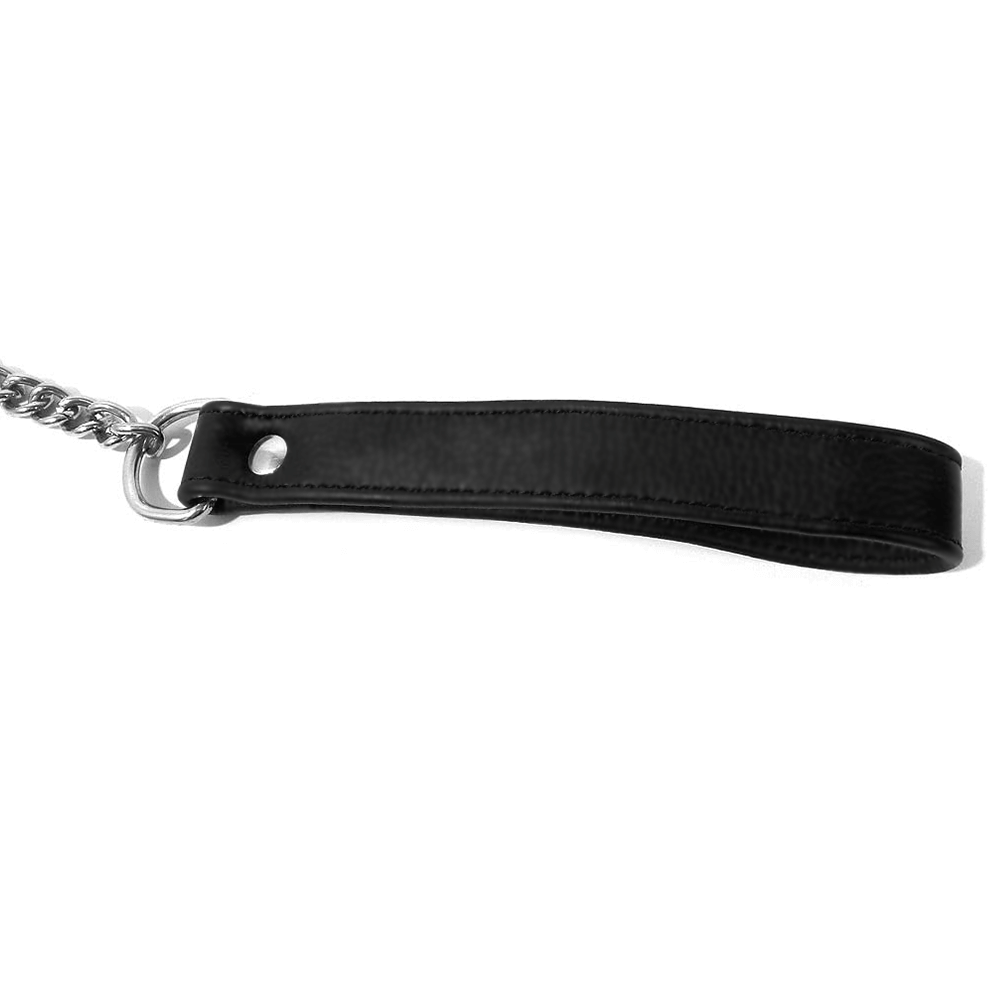 Chain and Leather Fetish Leash