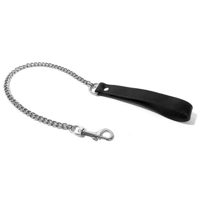 Chain and Leather Fetish Leash