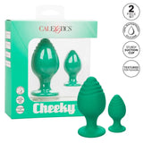 Cheeky Butt Plug Duo Green - Save 30% - Fast Shipping - Sale United Kingdom Stoke-on-trent