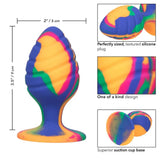 Cheeky Large Swirl Tie Dye Butt Plug - Save 30% - Fast Shipping - Sale United Kingdom Stoke-on-trent