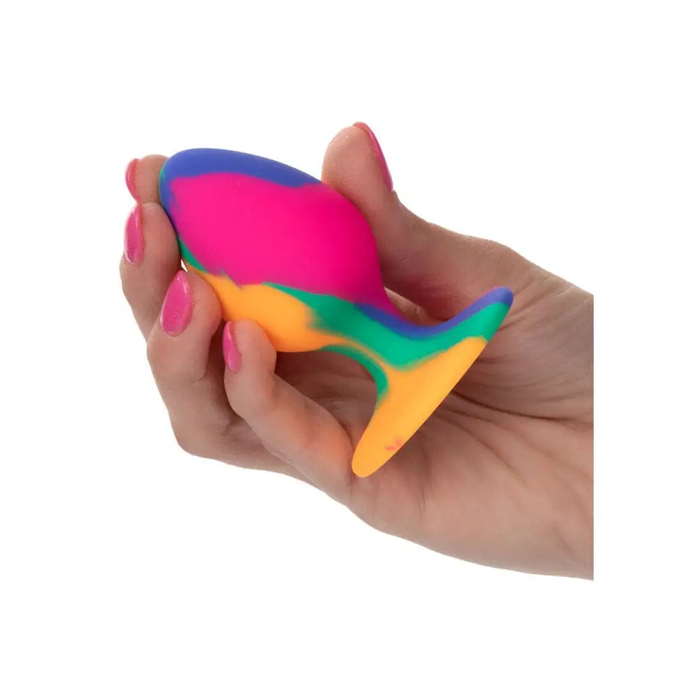 Cheeky Medium Tie Dye Butt Plug - Save 20% - Fast Shipping - Sale United Kingdom Stoke-on-trent