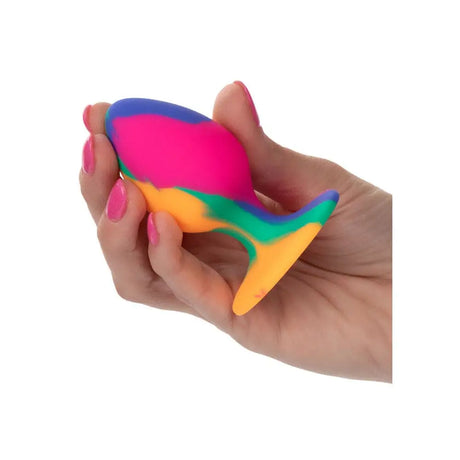 Cheeky Medium Tie Dye Butt Plug - Save 20% - Fast Shipping - Sale United Kingdom Stoke-on-trent