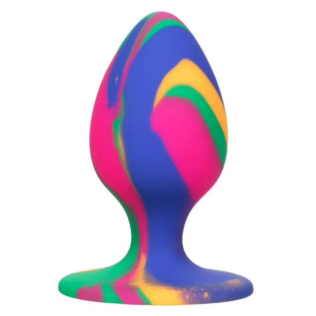 Cheeky Medium Tie Dye Butt Plug - Save 20% - Fast Shipping - Sale United Kingdom Stoke-on-trent