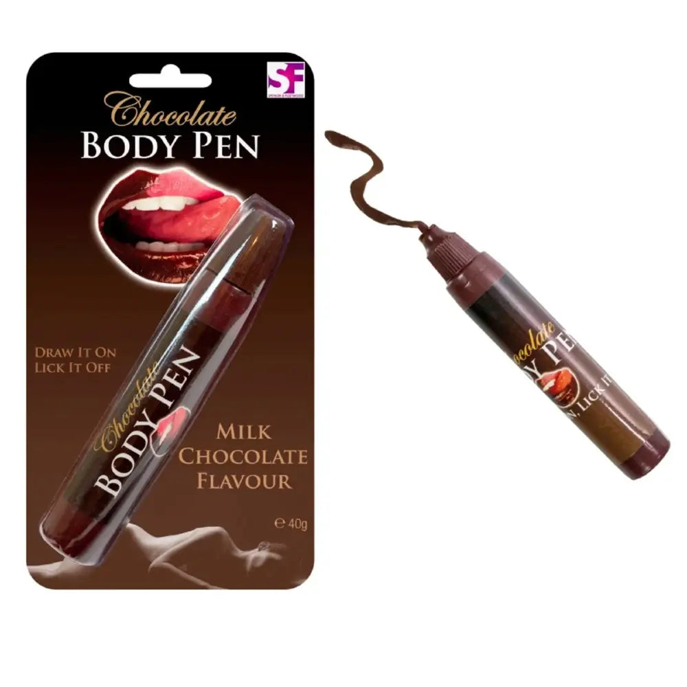 Chocolate Body Pen - Edible Paint Lovers Sexual Couples Gift Draw it - Lick - Fun and Games - Save 35% - 15% - Fast Shipping - Sale United