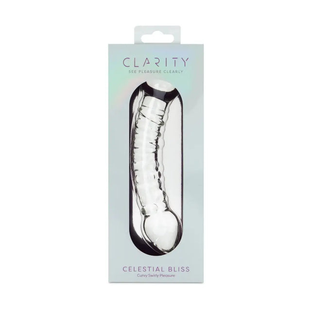 Clarity - Glass Dildo - Celestial Bliss - Save 15% - Fast Shipping - Dildos United Kingdom Stoke-on-trent