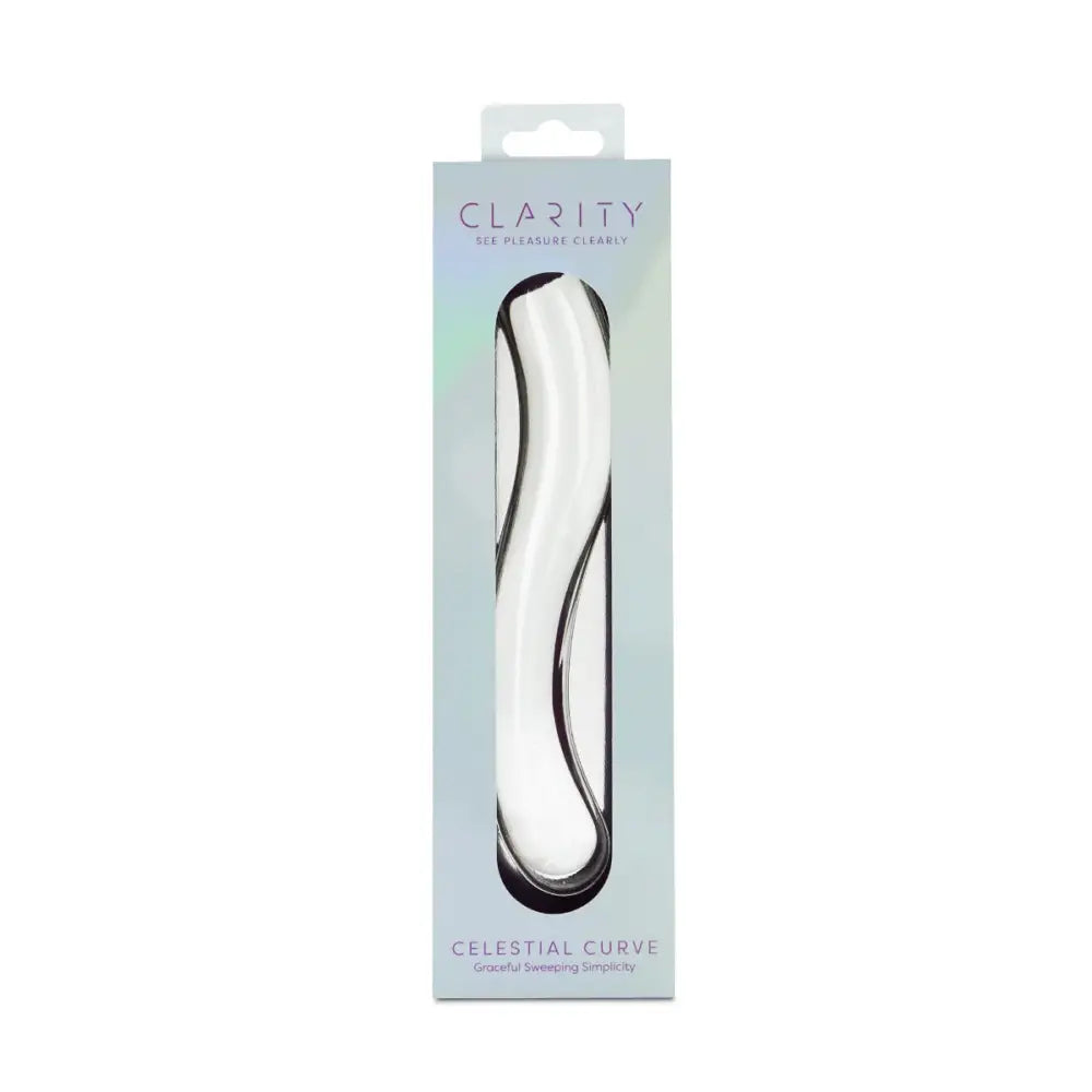 Clarity - Glass Dildo - Celestial Curve - Save 15% - Fast Shipping - United Kingdom Stoke-on-trent