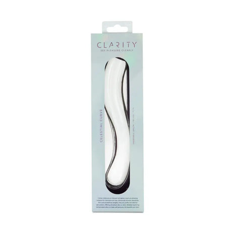 Clarity - Glass Dildo - Celestial Curve - Save 15% - Fast Shipping - United Kingdom Stoke-on-trent