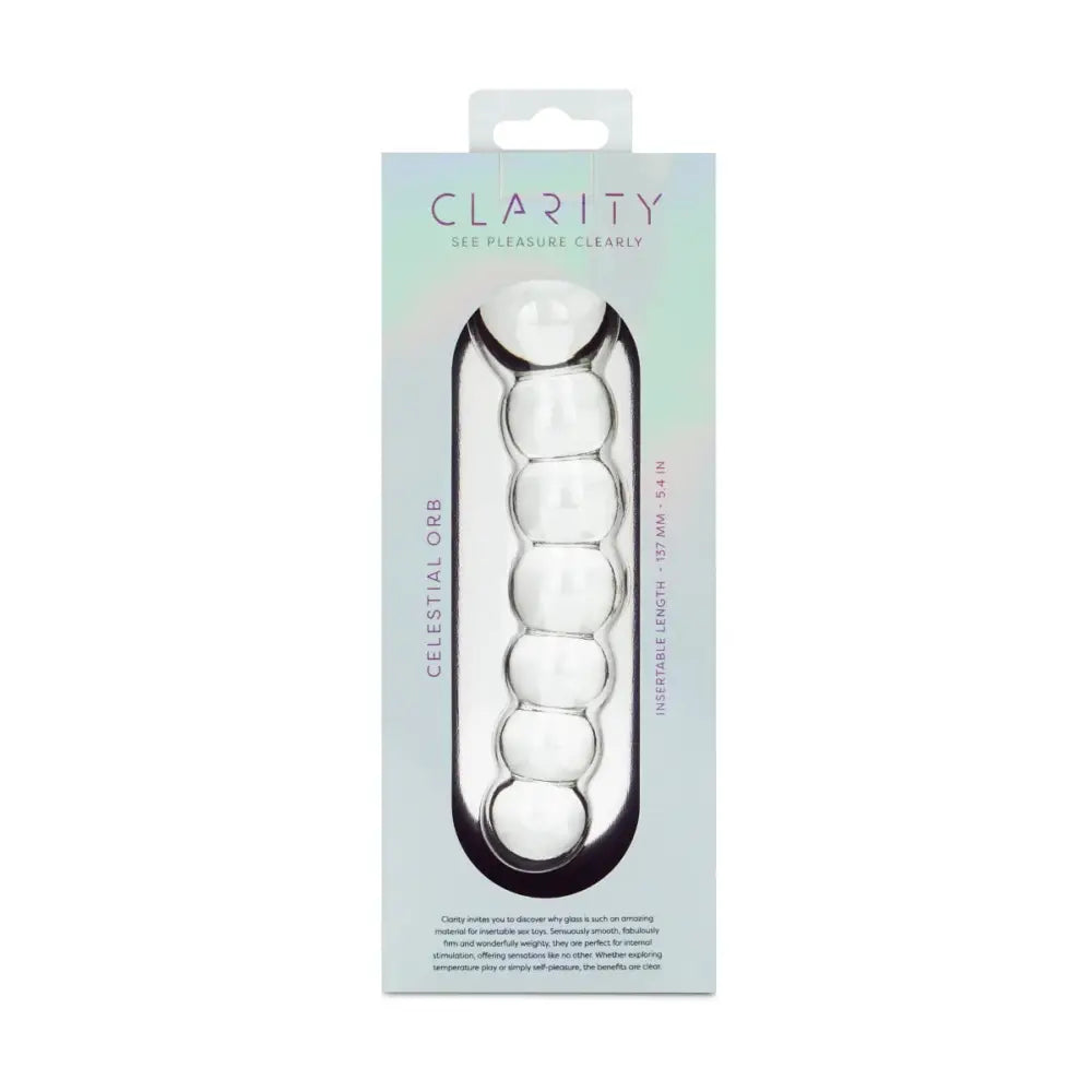 Clarity - Glass Dildo - Celestial Orb - Save 15% - Fast Shipping - Dildos United Kingdom Stoke-on-trent