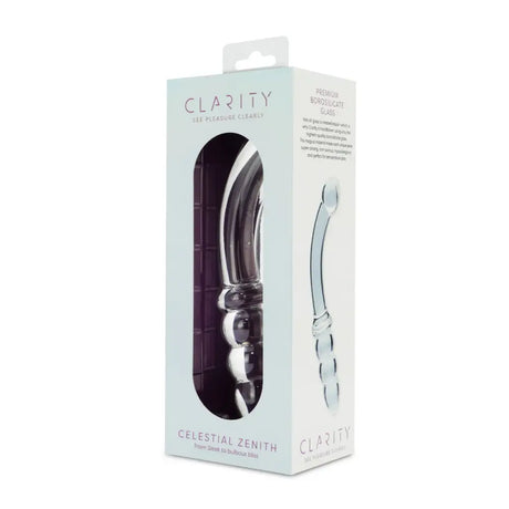 Clarity - Glass Dildo - Celestial Zenith - Save 15% - Fast Shipping - Dildos United Kingdom Stoke-on-trent
