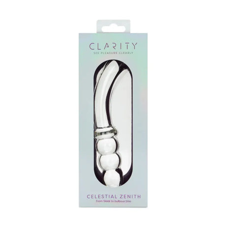 Clarity - Glass Dildo - Celestial Zenith - Save 15% - Fast Shipping - Dildos United Kingdom Stoke-on-trent