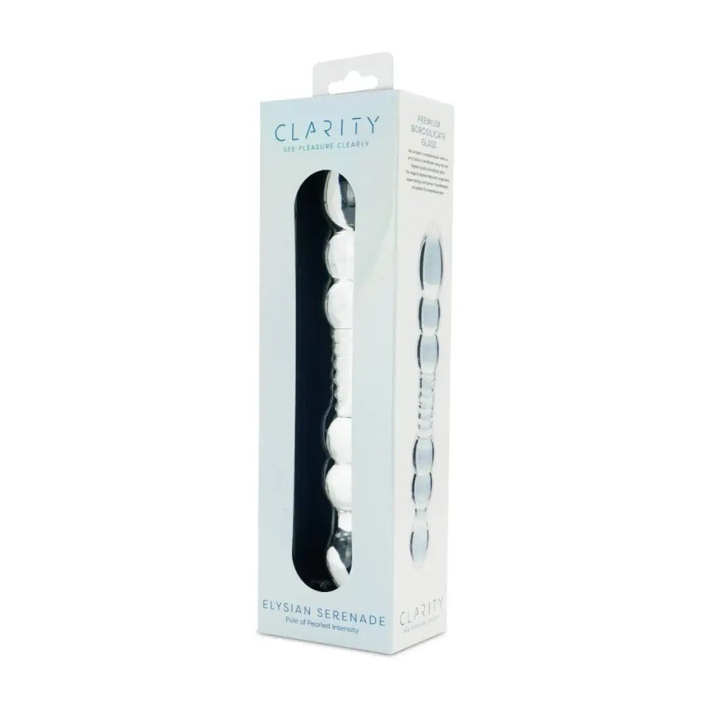 Clarity - Glass Dildo - Elysian Serenade - Save 15% - Fast Shipping - Dildos United Kingdom Stoke-on-trent