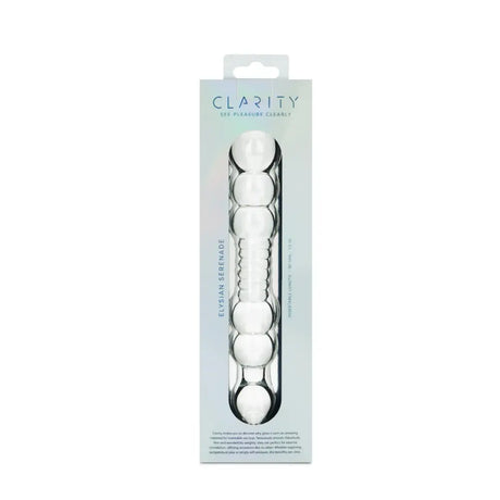 Clarity - Glass Dildo - Elysian Serenade - Save 15% - Fast Shipping - Dildos United Kingdom Stoke-on-trent