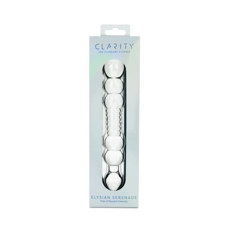Clarity - Glass Dildo - Elysian Serenade - Save 15% - Fast Shipping - Dildos United Kingdom Stoke-on-trent