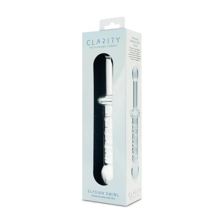 Clarity - Glass Dildo - Elysian Swirl - Save 15% - Fast Shipping - Dildos United Kingdom Stoke-on-trent