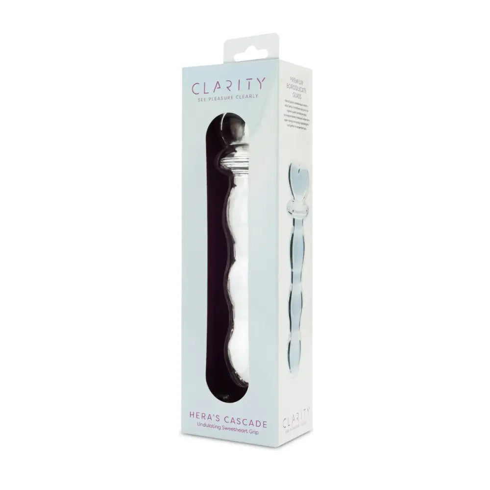 Clarity - Glass Dildo - Hera’s Cascade - Save 15% - Fast Shipping - United Kingdom Stoke-on-trent