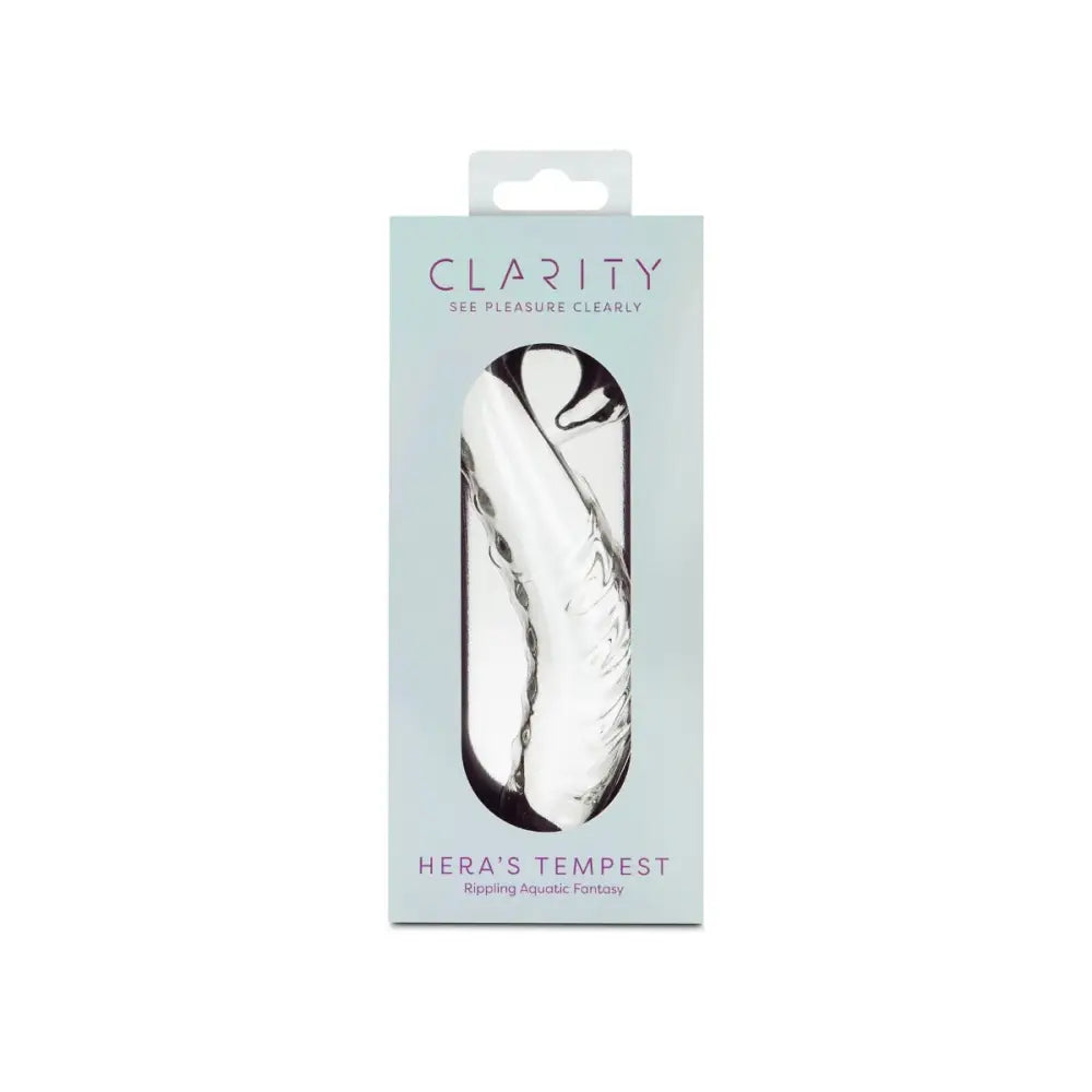 Clarity - Glass Dildo - Hera’s Tempest - Save 5% - Fast Shipping - United Kingdom Stoke-on-trent