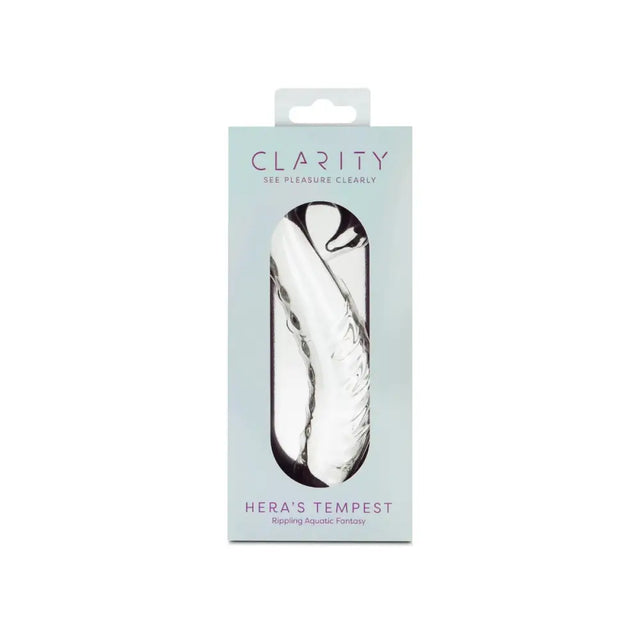 Clarity - Glass Dildo - Hera’s Tempest - Save 5% - Fast Shipping - United Kingdom Stoke-on-trent