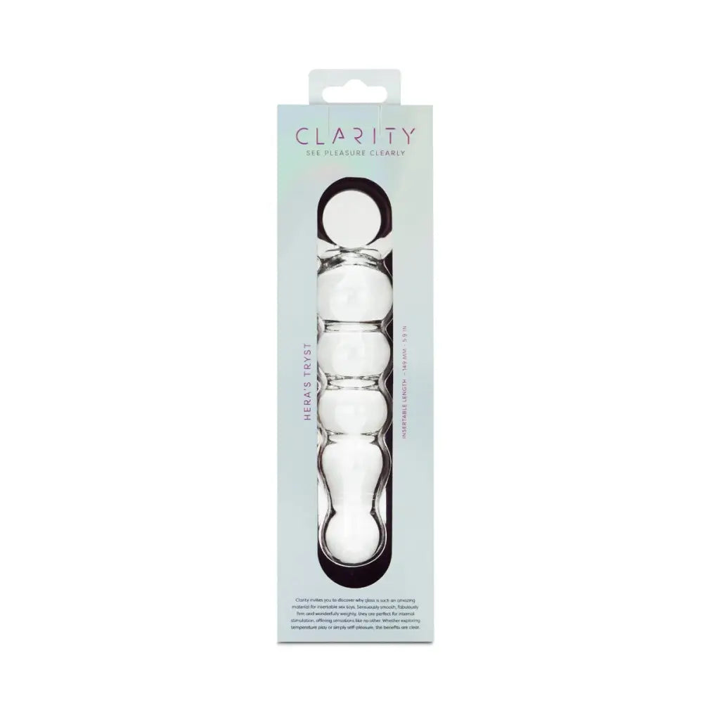 Clarity - Glass Dildo - Hera’s Tryst - Save 10% - Fast Shipping - United Kingdom Stoke-on-trent