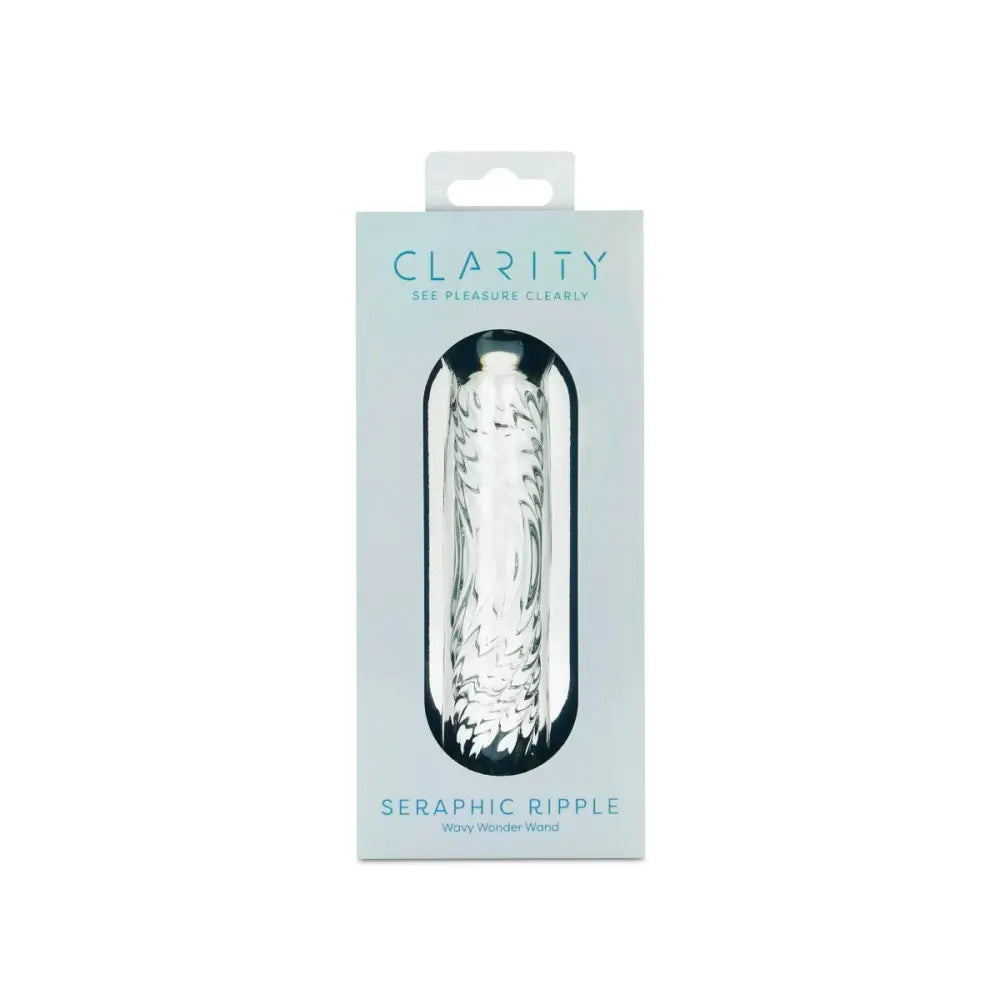 Clarity - Glass Dildo - Seraphic Ripple - Save 15% - Fast Shipping - United Kingdom Stoke-on-trent
