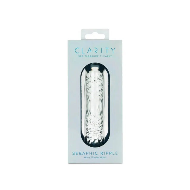 Clarity - Glass Dildo - Seraphic Ripple - Save 15% - Fast Shipping - United Kingdom Stoke-on-trent