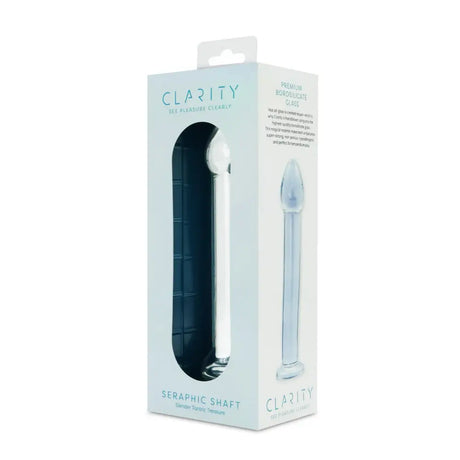 Clarity - Glass Dildo - Seraphic Shaft - Save 15% - Fast Shipping - Dildos United Kingdom Stoke-on-trent