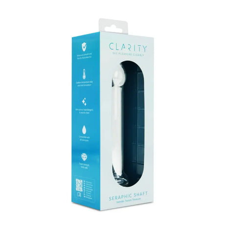Clarity - Glass Dildo - Seraphic Shaft - Save 15% - Fast Shipping - Dildos United Kingdom Stoke-on-trent