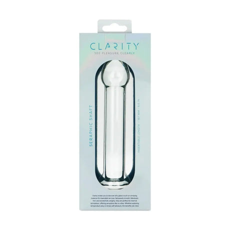 Clarity - Glass Dildo - Seraphic Shaft - Save 15% - Fast Shipping - Dildos United Kingdom Stoke-on-trent