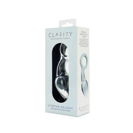 Clarity - Glass Dildo - Utopian Delight - Save 10% - Fast Shipping - Anal Dildos United Kingdom Stoke-on-trent