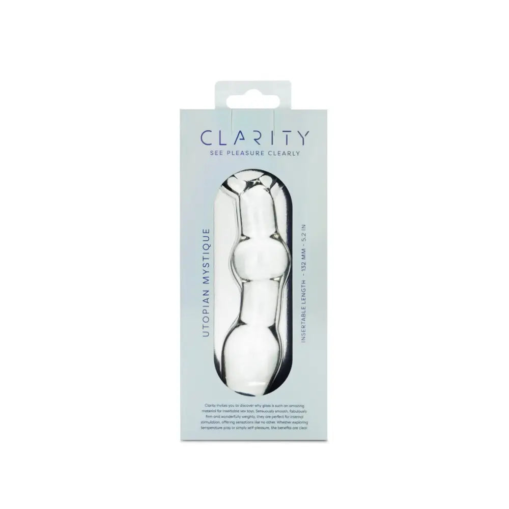 Clarity - Glass Dildo - Utopian Mystique - Save 5% - Fast Shipping - United Kingdom Stoke-on-trent