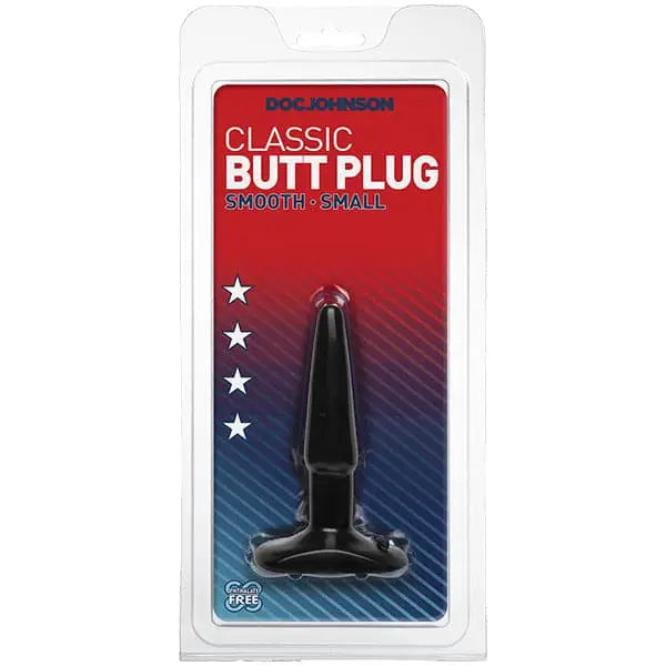 Classic Smooth Butt Plug Small Black - Save 30% - Fast Shipping - Sale United Kingdom Stoke-on-trent