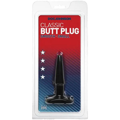 Classic Smooth Butt Plug Small Black - Save 30% - Fast Shipping - Sale United Kingdom Stoke-on-trent