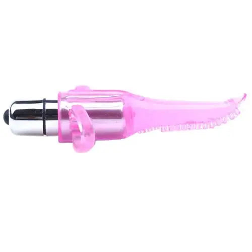 Clear Pink Vibrating Tongue Finger Vibrator - Save 30% - Fast Shipping - Sale United Kingdom Stoke-on-trent