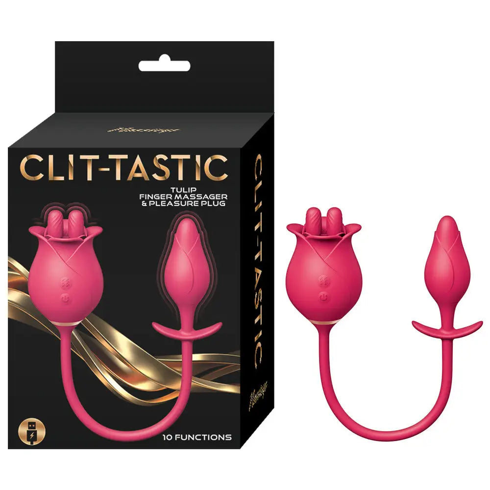 Clittastic Tulip Finger Massager Pleasure Plug Set - Save 20% - Clittastic - Fast Shipping - Anal Dildos United Kingdom Stoke-on-trent