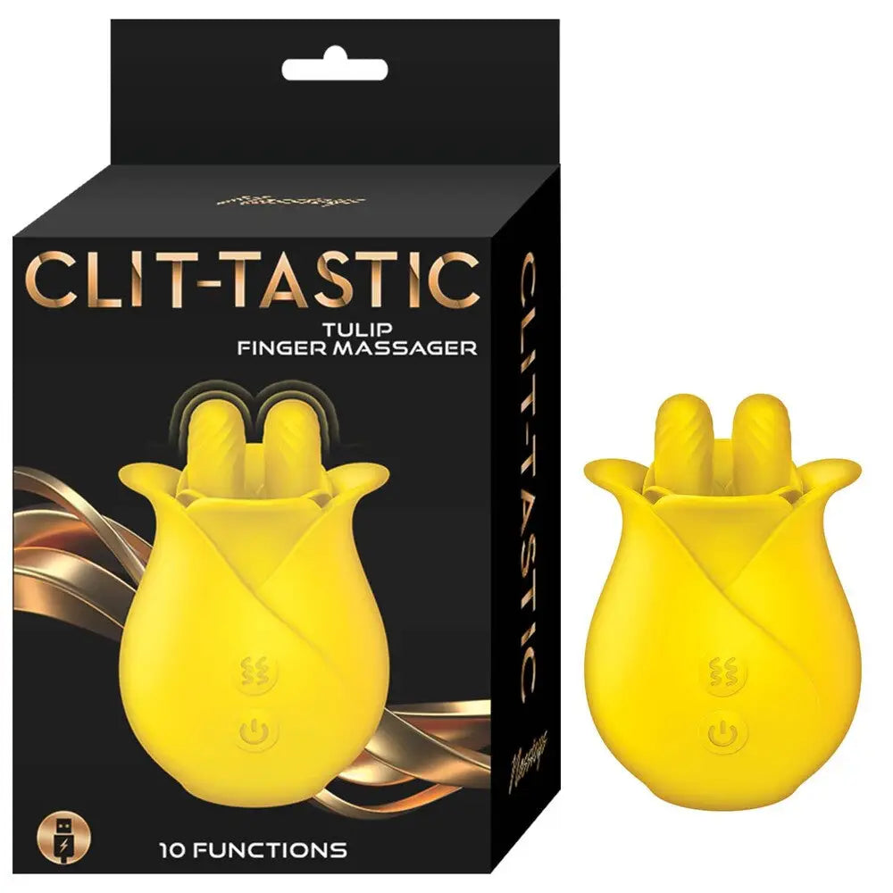 Clittastic Tulip Finger Massager Rechargeable - Save 30% - Clittastic - Fast Shipping - Sale United Kingdom Stoke-on-trent