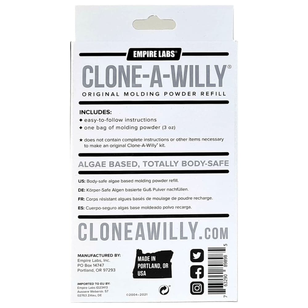 Clone a Willy Moulding Powder 85g - Sex Toys - Save 20% - Sale