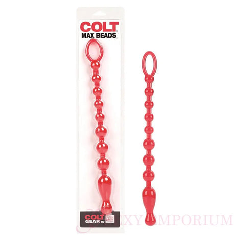 Colt Max Beads - Red - Save 25% - Fast Shipping - Anal Dildos United Kingdom Stoke-on-trent