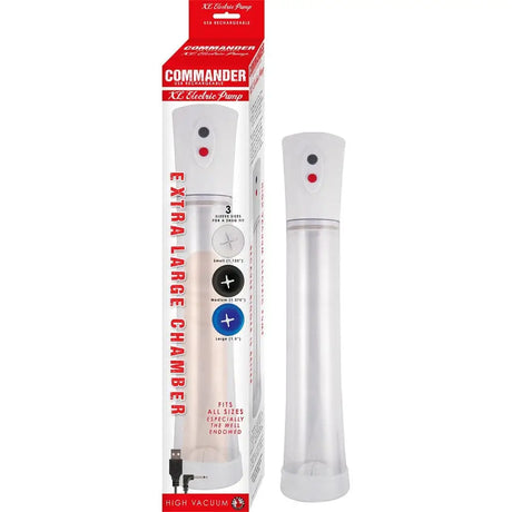 Commander Usb Rechargeable High Vacuum Electric Penis Pump Xl - Pumps and Enlargers - Save 20% - Usb Xl - Fast - Sale United Kingdom