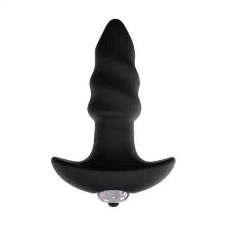 Corkscrew Vibrating Anal Butt Plug Sex Toy Ribbed Tapered Black Honey Play Box - Save 20% - Dildos United Kingdom Stoke-on-trent