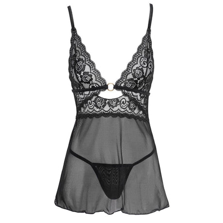 Cottelli Backless Babydoll with Thong - Sale